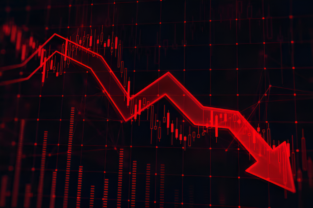 stock-market-crash-economy-crisis-concept-with-digital-red-arrow-glowing-financial-chart-candlestick-diagram-dark-technological-background-with-indicators-3d-rendering_670147-39851_enhanced