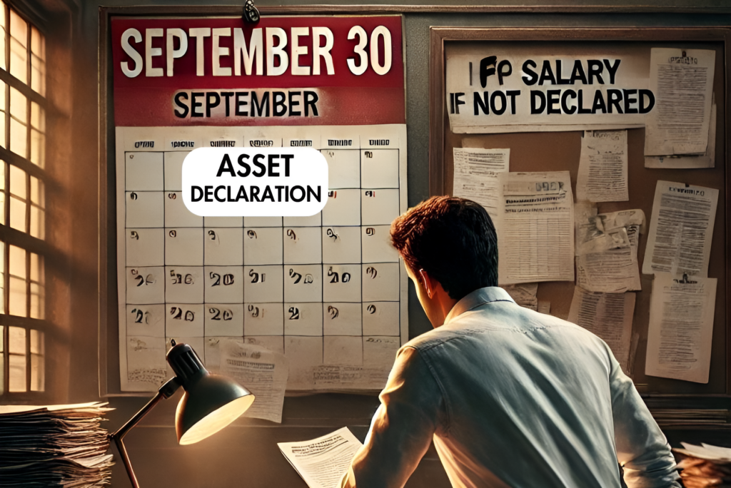 employees must disclose assets